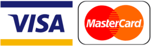 visa and mastercard accepted logo