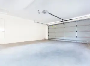 Chamberlain garage door opener installed in a new garage